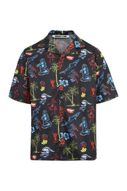Hawaian Print Shirt Menswear Shirt Floral Print Casual 