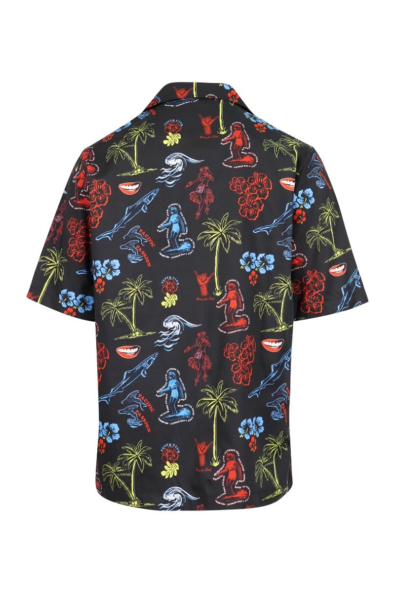 Hawaian Print Shirt Menswear Shirt Floral Print Casual 