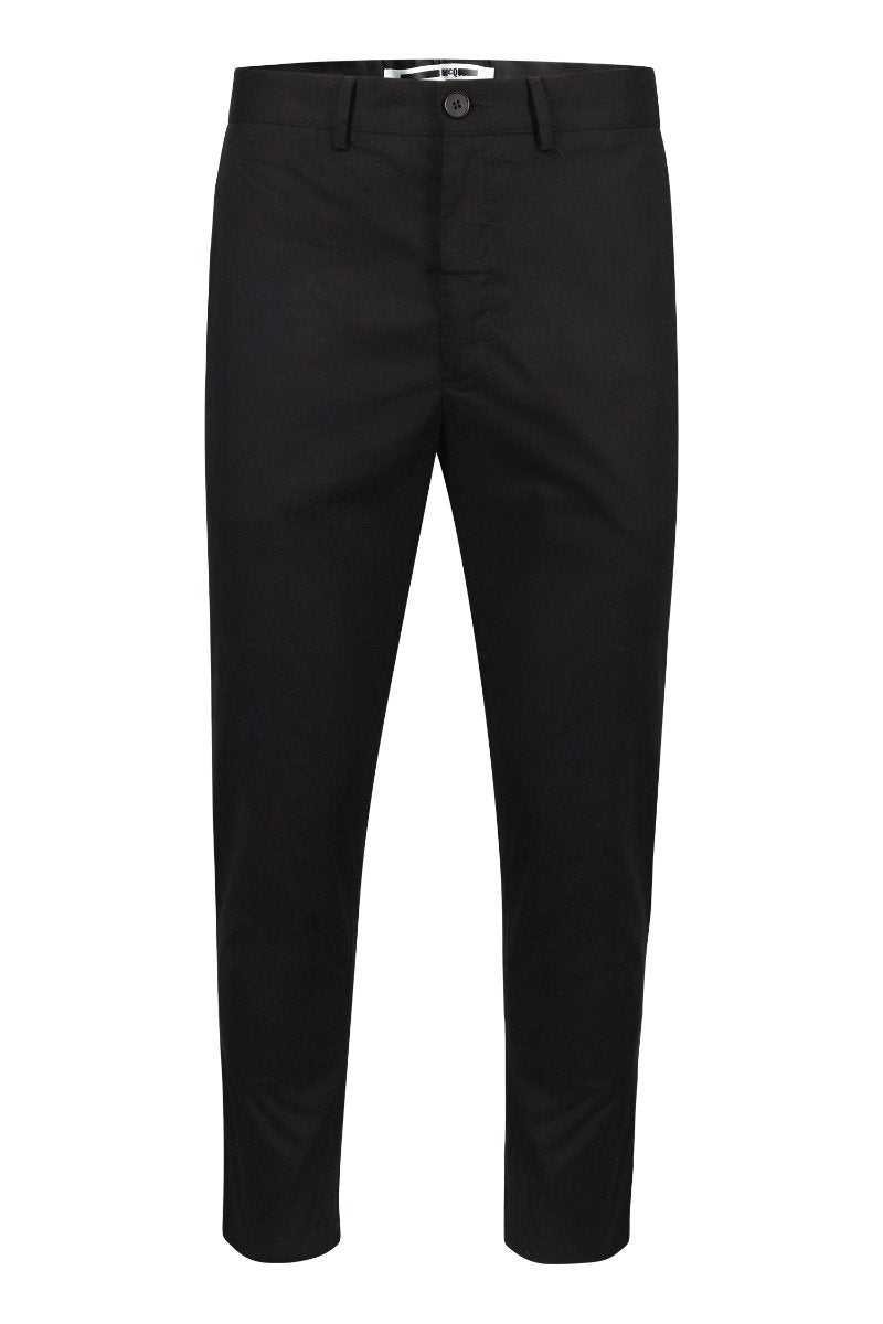 Cropped Tapered Trousers Basic Bottoms Fashion