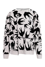 Swallow Sweatshirt Women Fashion MCQ Cotton Long Sleeve Casual Top Design