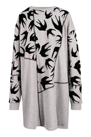 Swallow Sweatshirt Dress Women Fashion MCQ Cotton Long Sleeve Onepiece Casual