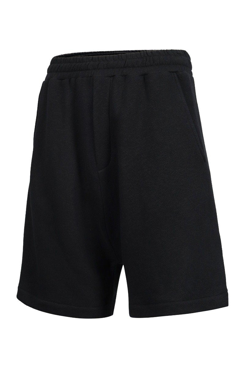 Metal Mcq Logo Sweatshort Men Fashion Cotton Shorts Casual Sport Elastic