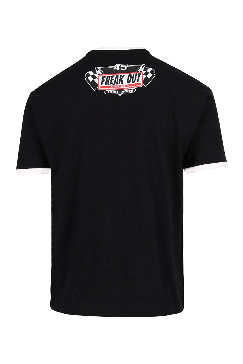 Mcq Racer T-Shirt Men Fashion Cotton Short-Sleeve Casual Tee Wear