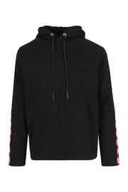 Mcq Logo Taping Hoodie Men Fashion Cotton Long-Sleeve Casual Hipster Outwear