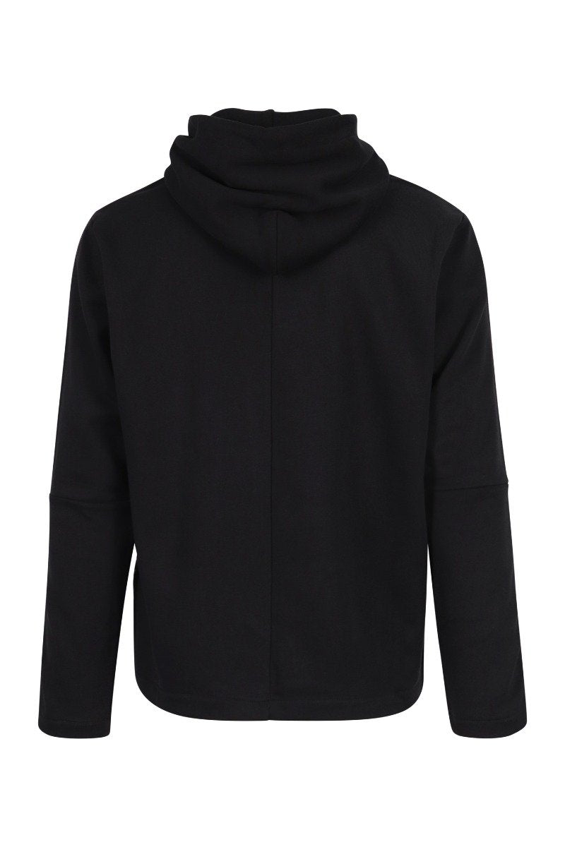 Mcq Logo Taping Hoodie Men Fashion Cotton Long-Sleeve Casual Hipster Outwear