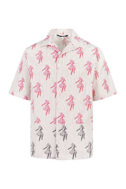 Hula Girl Shirt MCQ Fashion Fancy Collar Blouse