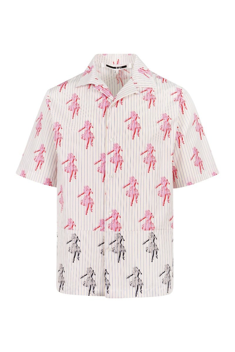 Hula Girl Shirt MCQ Fashion Fancy Collar Blouse