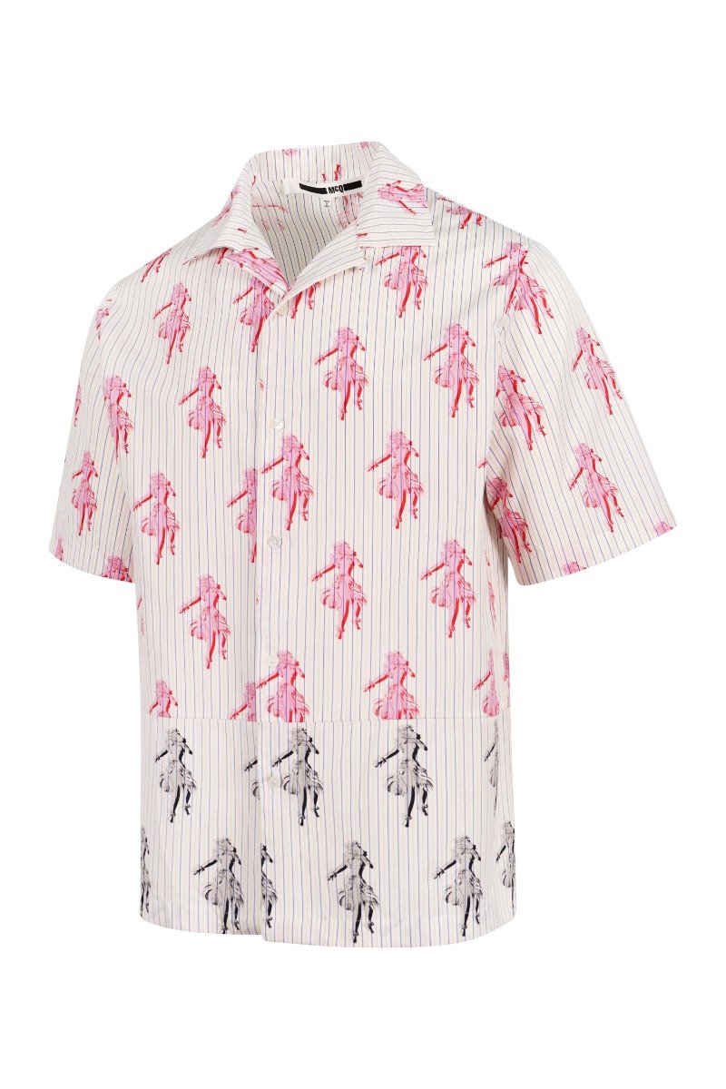 Hula Girl Shirt MCQ Fashion Fancy Collar Blouse