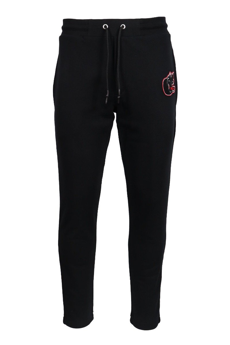 Varsity Badges Sweatpant Cotton MCQ Elastic Drawstring Hipster Sport Casual 