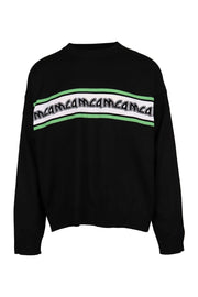 Metal Mcq Logo Sweater Men Fashion Polyamide Long-Sleeve Casual Top Classic