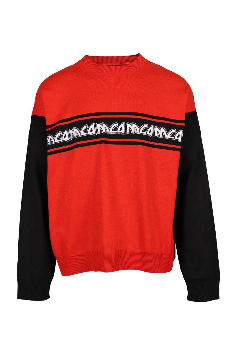 Metal Mcq Logo Sweater Men Fashion Polyamide Long-Sleeve Casual Top Classic
