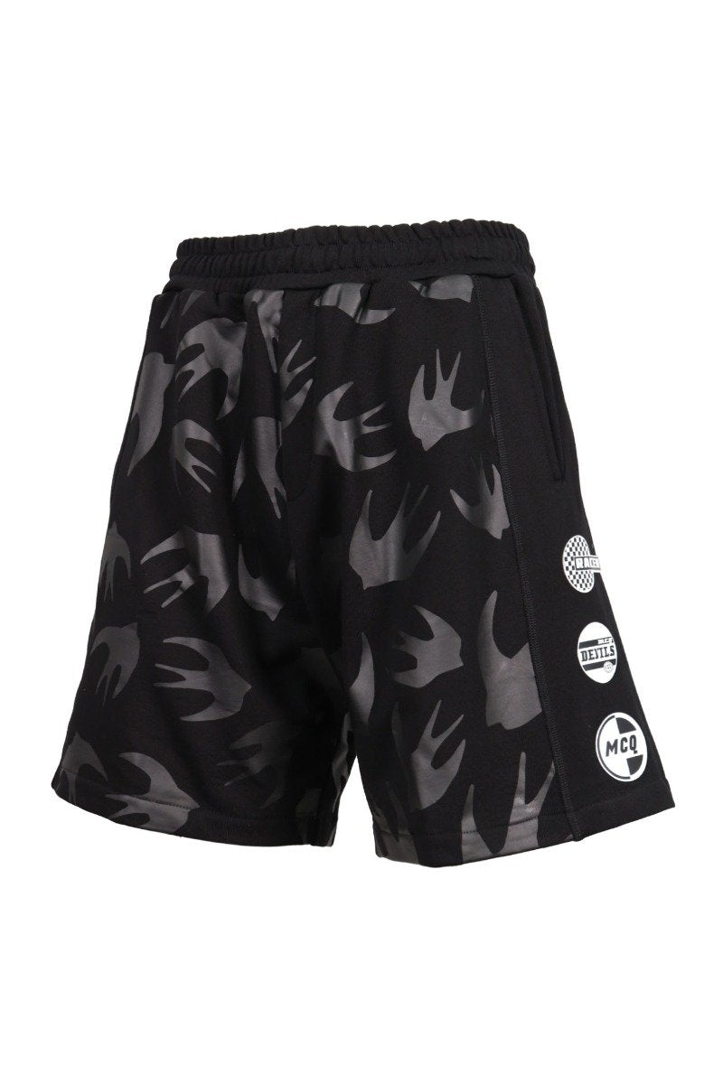 Swallow Racer Cut Out Shorts Men Fashion MCQ Cotton Casual 