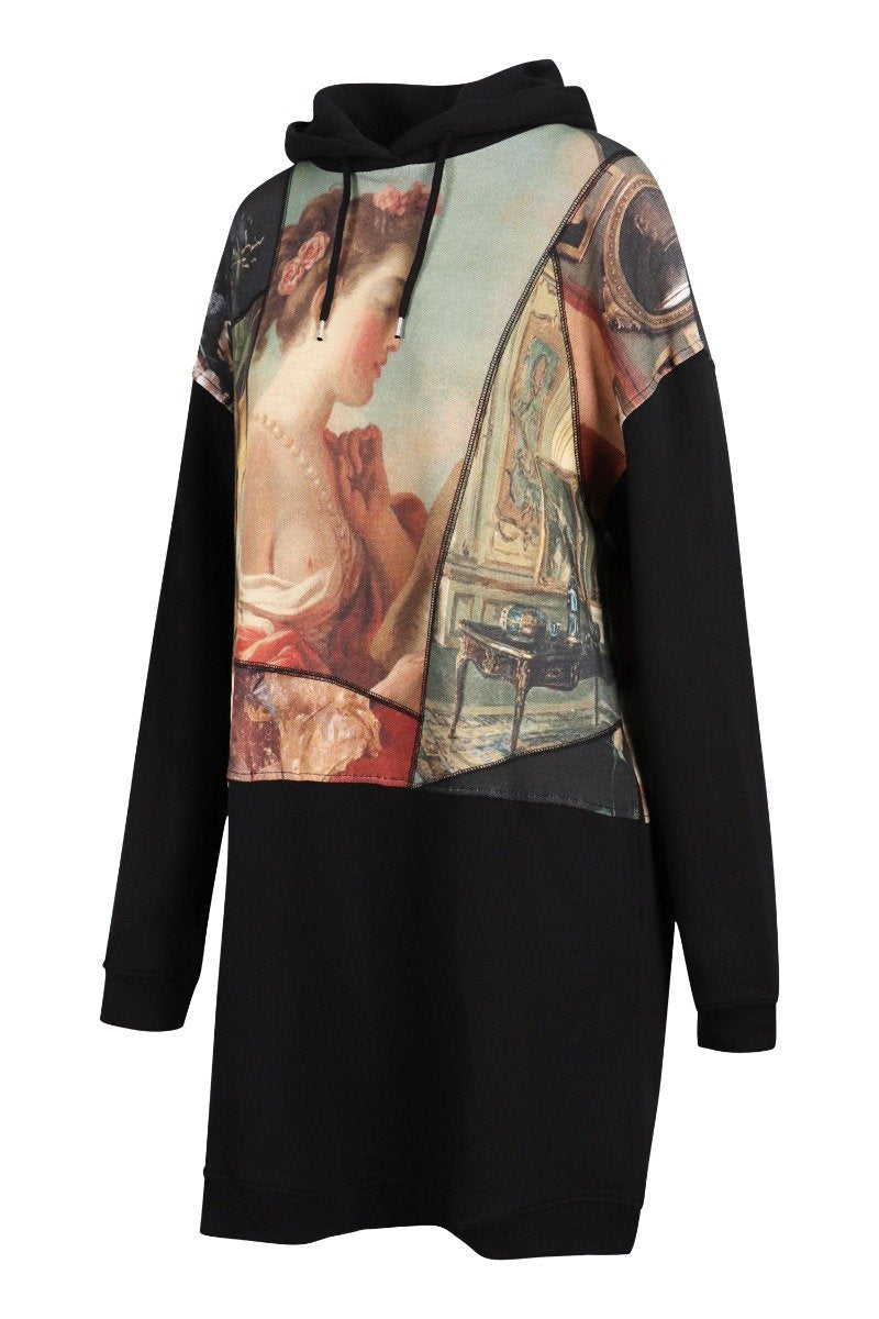 Dutch Master Hoodie Dress Cotton Women Fashion Casual Basic Dress