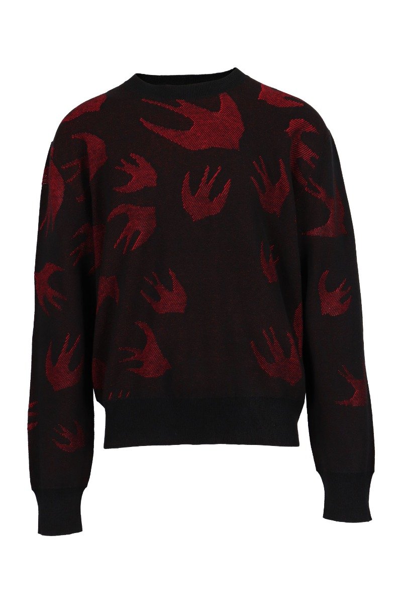 Swallow Sweater Men Fashion MCQ Cotton Long Sleeve Top Casual