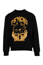 Psycho Billy Sweatshirt Men Fashion MCQ Cotton Oversized Top Long-Sleeve 