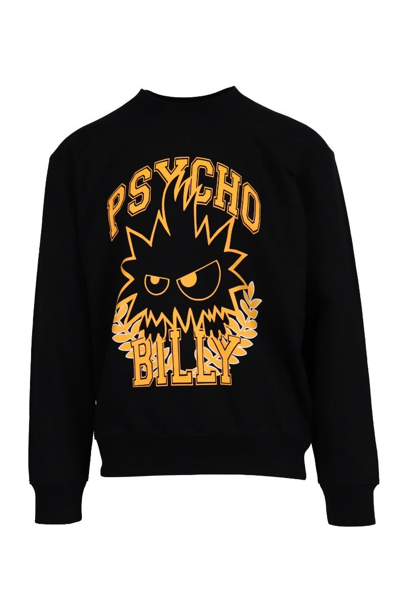 Psycho Billy Sweatshirt Men Fashion MCQ Cotton Oversized Top Long-Sleeve 