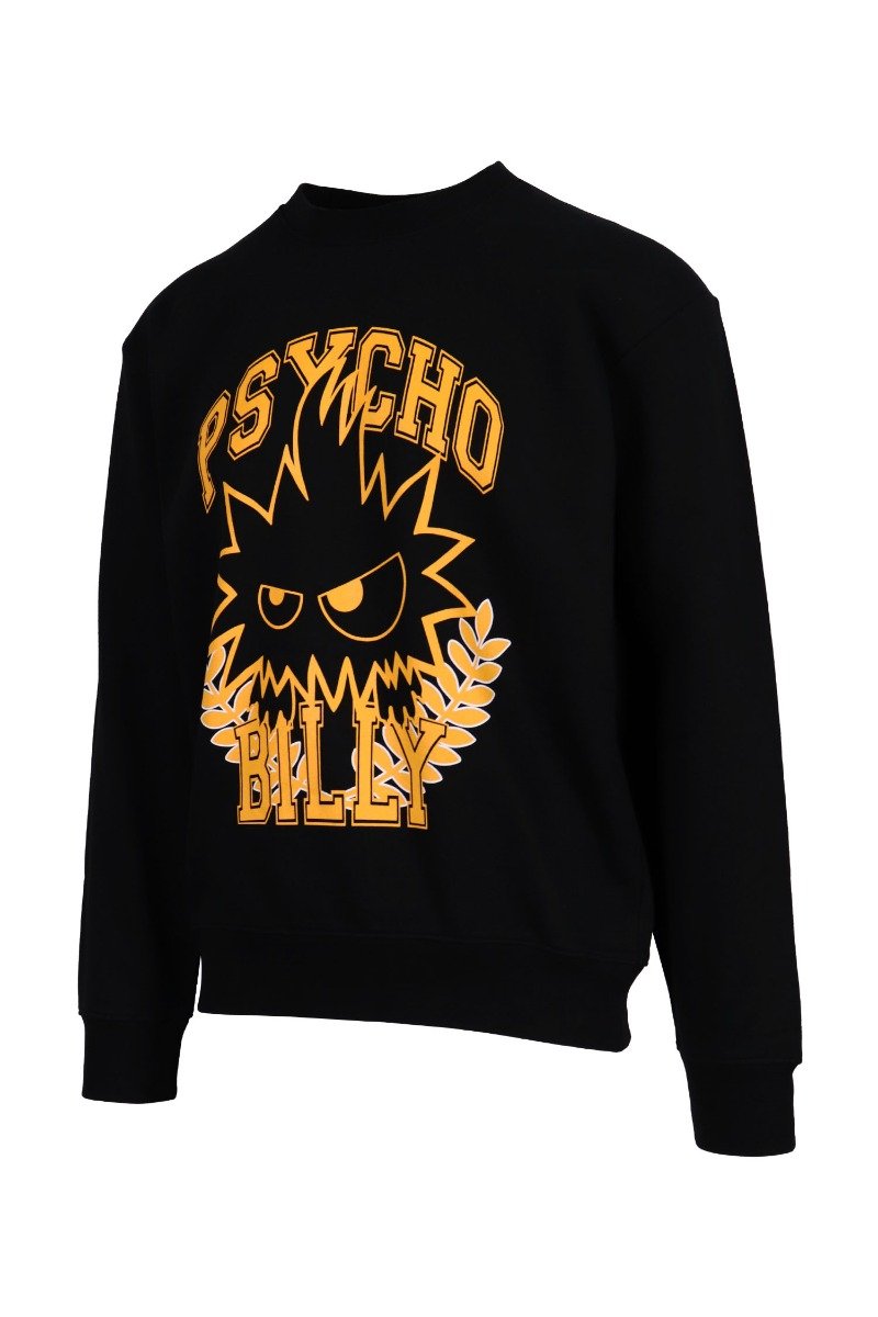 Psycho Billy Sweatshirt Men Fashion MCQ Cotton Oversized Top Long-Sleeve