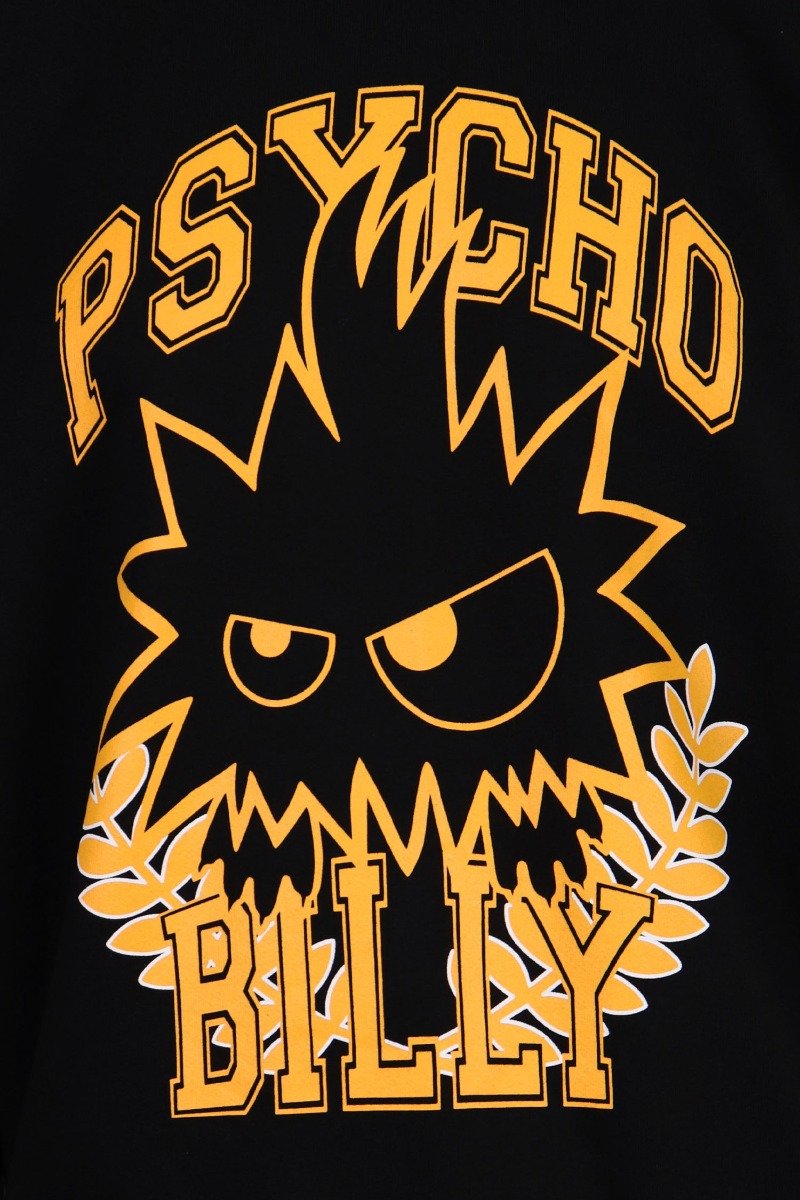 Psycho Billy Sweatshirt Men Fashion MCQ Cotton Oversized Top Long-Sleeve