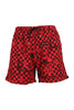 Checkerboard Short Pant Cotton Unisex Men Women Fashion Casual Bottom Basic