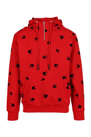 Swallow Hoodie Men Fashion MCQ Cotton Long Sleeve Hood Hipster