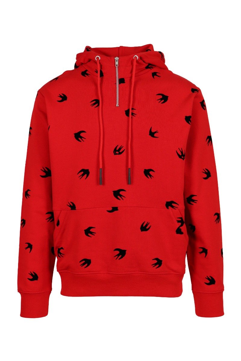 Swallow Hoodie Men Fashion MCQ Cotton Long Sleeve Hood Hipster