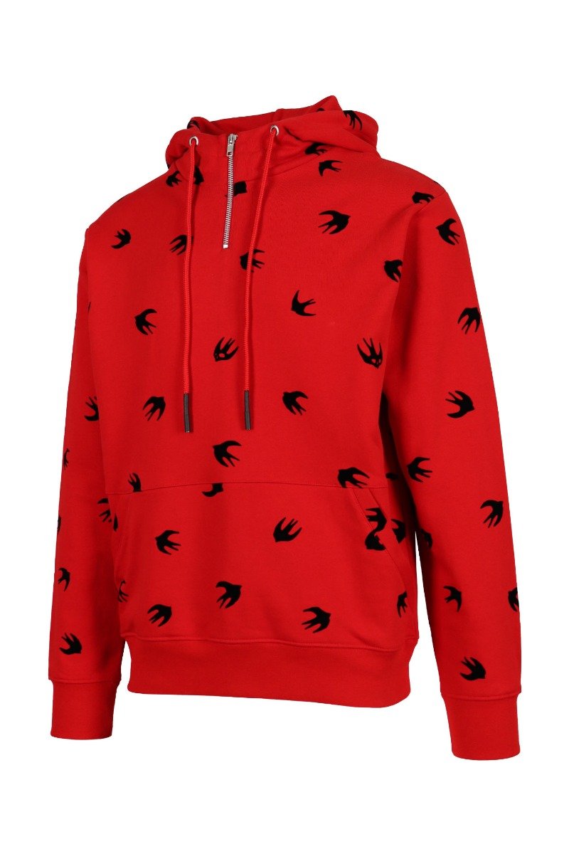 Swallow Hoodie Men Fashion MCQ Cotton Long Sleeve Hood Hipster