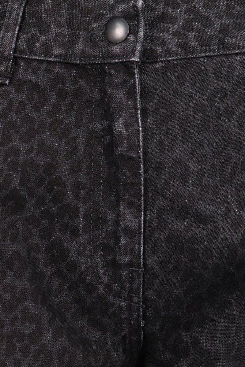 Leopard Print Hotpant Women Fashion MCQ Cotton Shorts Casual Stylish