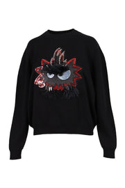 Psycho Billy Monster Sweater Women Fashion MCQ Cotton Long-sleeve Casual Top