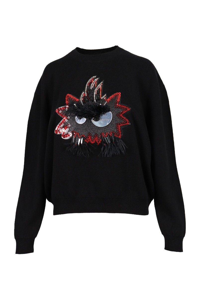 Psycho Billy Monster Sweater Women Fashion MCQ Cotton Long-sleeve Casual Top