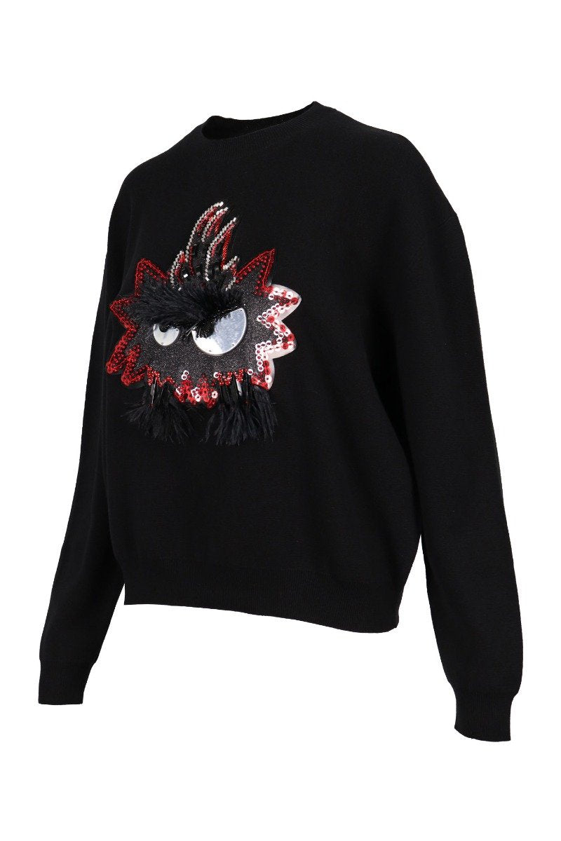 Psycho Billy Monster Sweater Women Fashion MCQ Cotton Long-sleeve Casual Top