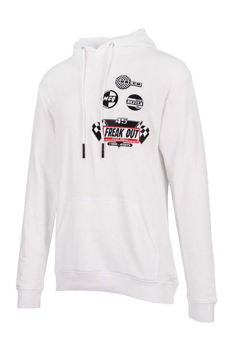 Mcq Racer Hoodie Men Fashion Cotton Long-Sleeve Casual Hipster Outwear