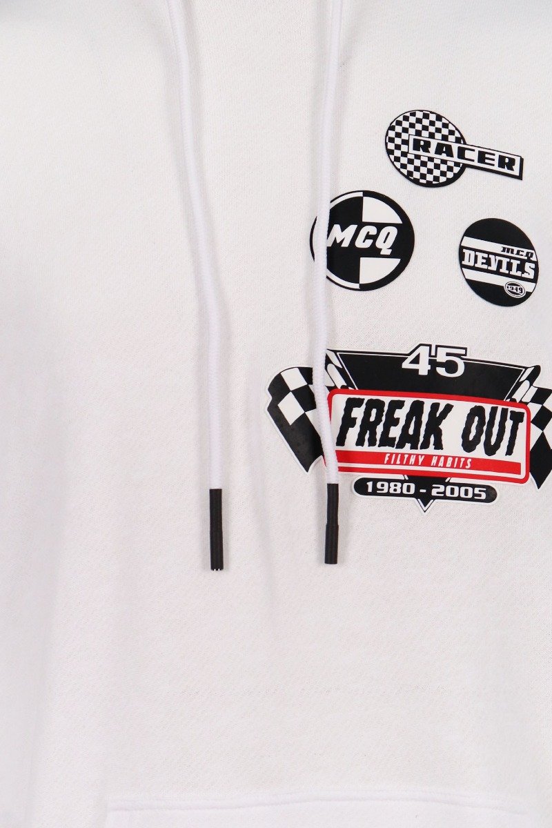 Mcq Racer Hoodie Men Fashion Cotton Long-Sleeve Casual Hipster Outwear