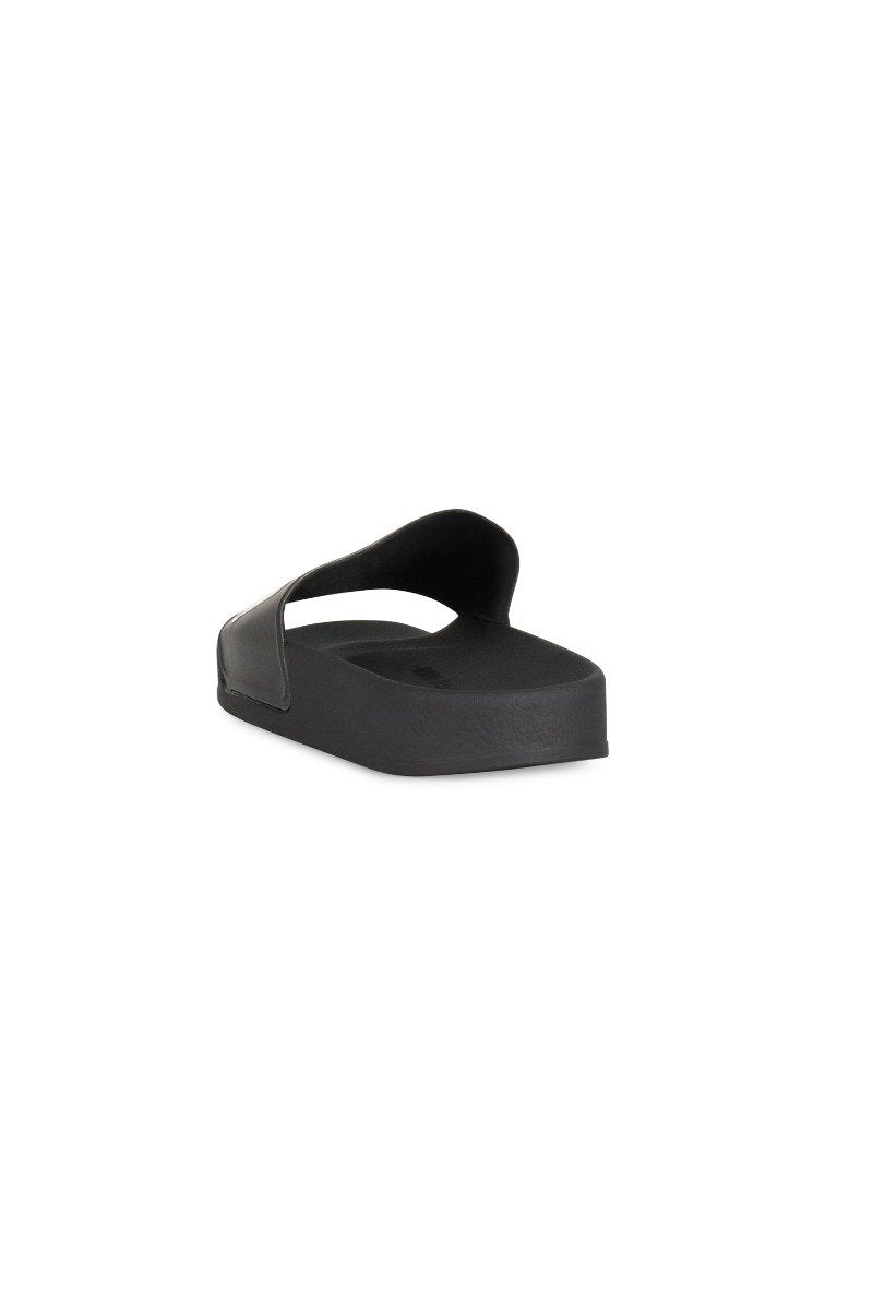 Metal Mcq Logo Slide Men Fashion Polyurethane Slipper Rubber Casual