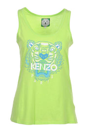Tiger Sleeveless T-Shirt Women Fashion Cotton Scoop Neck Casual