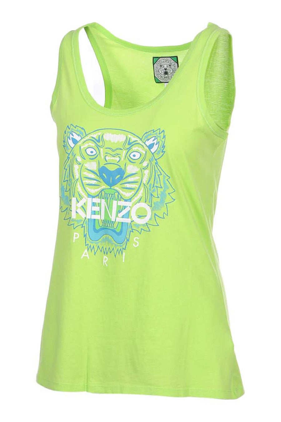 Tiger Sleeveless T-Shirt Women Fashion Cotton Scoop Neck Casual