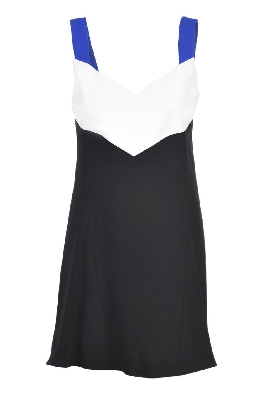 Colourblock Dress V Neck Kenzo Fashion Women Basic