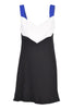 Colourblock Dress V Neck Kenzo Fashion Women Basic