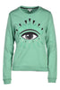 Eye Sweatshirt Cotton Long Sleeves Kenzo Paris Fashion Sweater Basic Casual