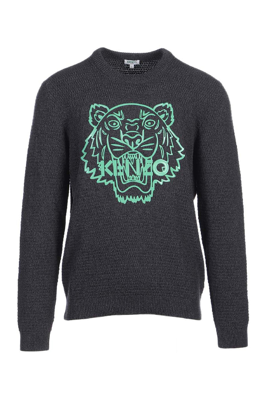 Silicon Tiger Sweater Men Fashion Kenzo Paris Cotton Knit Long Sleeve