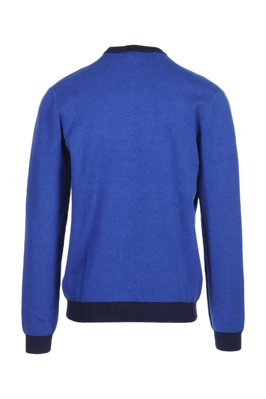 Eye Pique Knit Sweater Crew Neck Sweatshirt Long Sleeves 