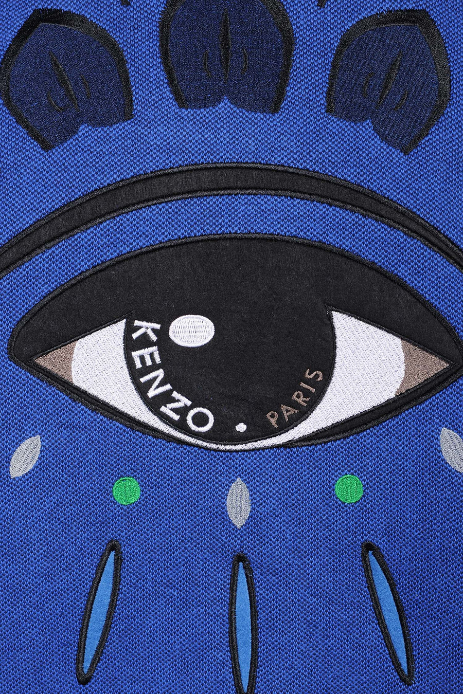 Eye Pique Knit Sweater Crew Neck Sweatshirt Long Sleeves 