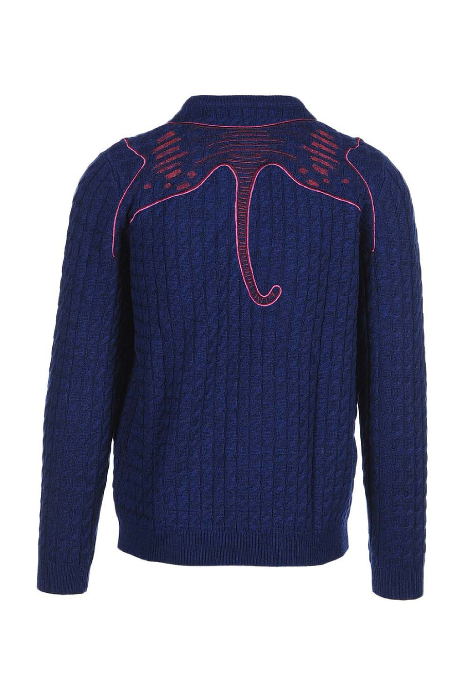 Tiger Sweater Men Jumper Fashion Kenzo Paris Wool-Cotton Blend Long Sleeve Top