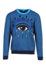 Eye Sweater Cotton Crew Neck Sweater Kenzo Paris Top Long Sleeves Unisex Men Women