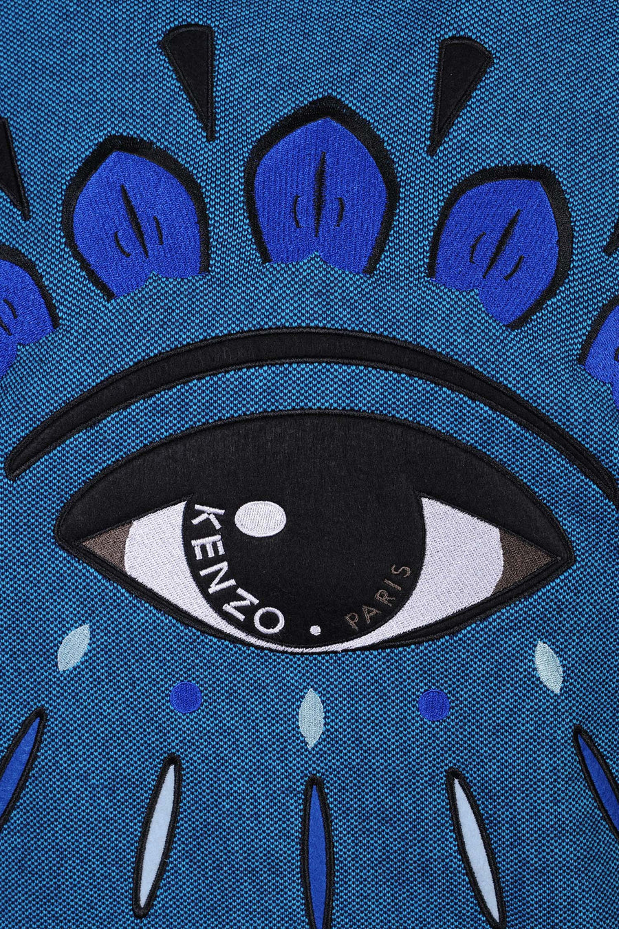 Eye Sweater Cotton Crew Neck Sweater Kenzo Paris Top Long Sleeves Unisex Men Women