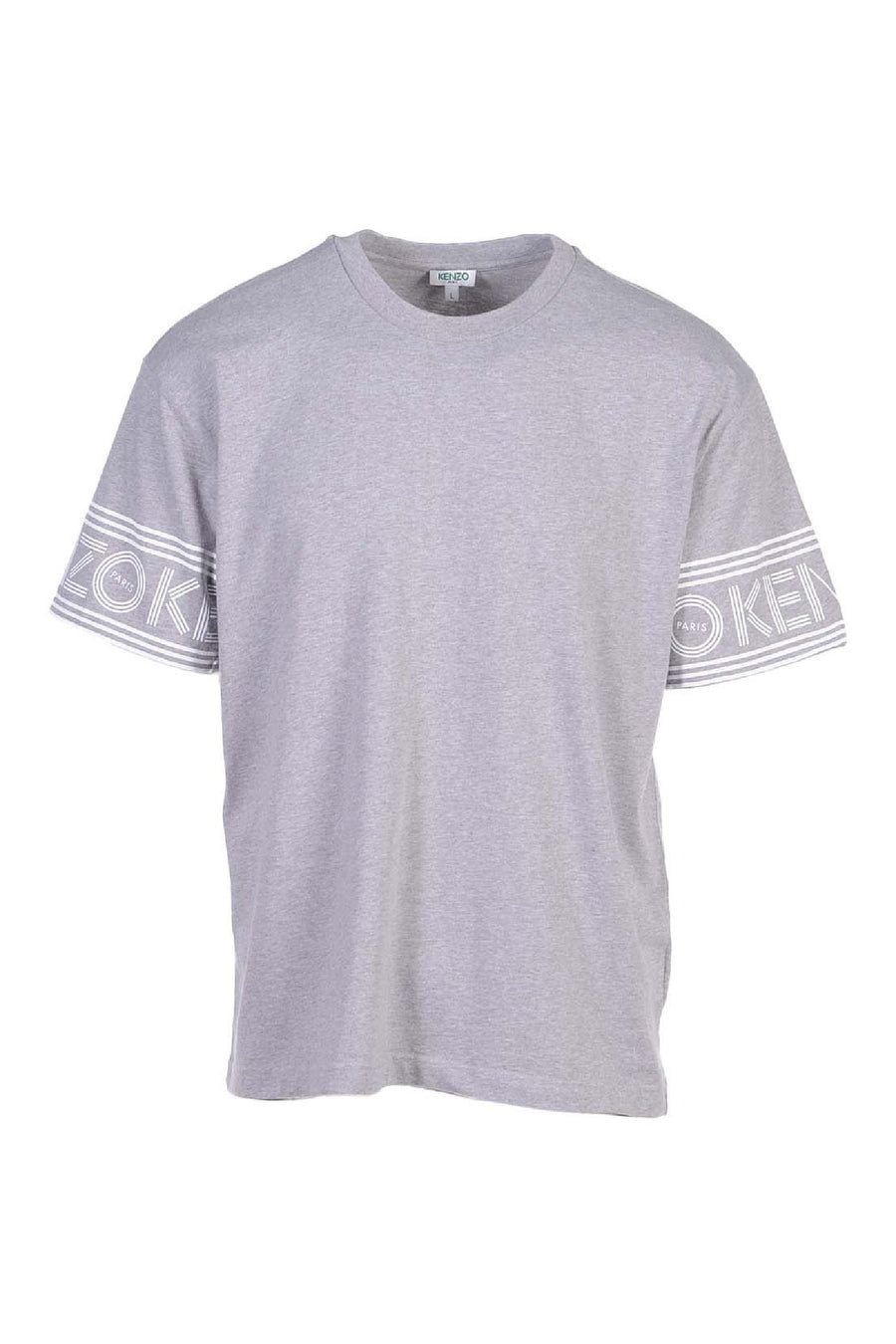Kenzo Logo T-Shirt Men Fashion Short-Sleeve Cotton Casual Straight-Fit Tee