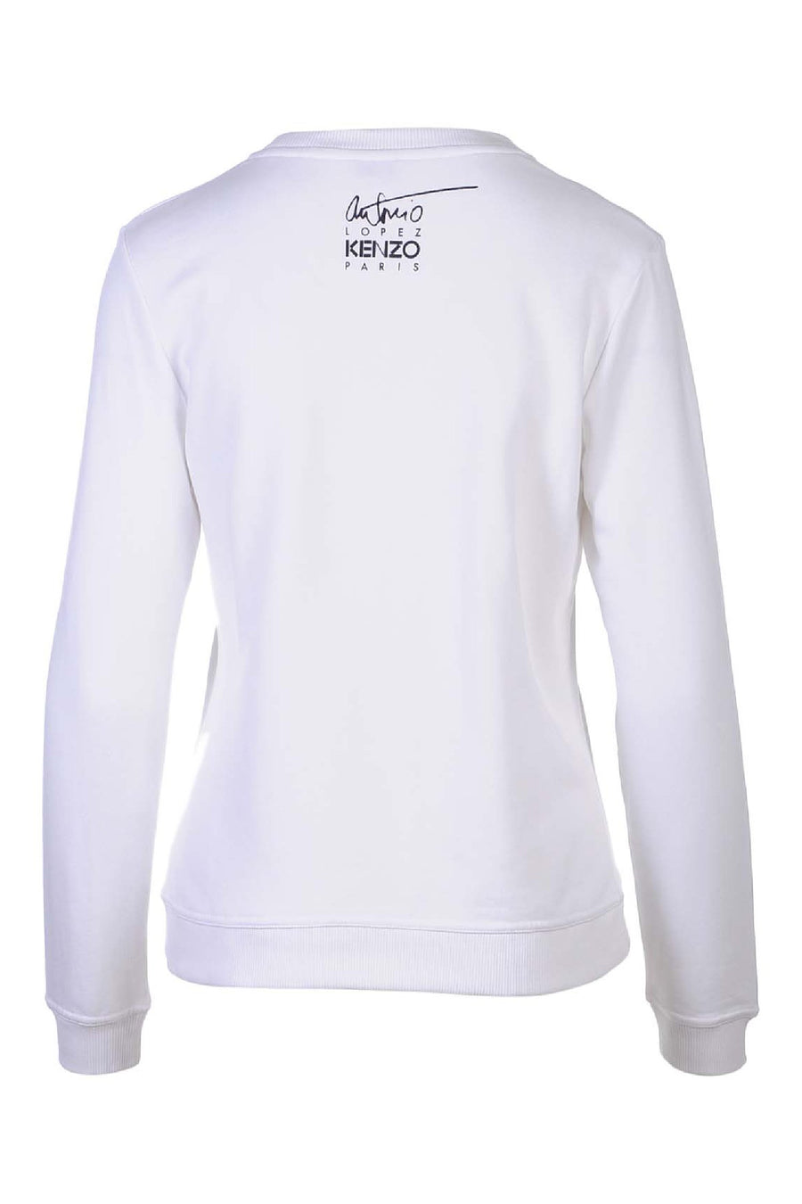 Photo Collage Sweatshirt Women Fashion Kenzo Paris Antonio Lopez Long-Sleeve Cotton Donna Jordan Pat Cleveland