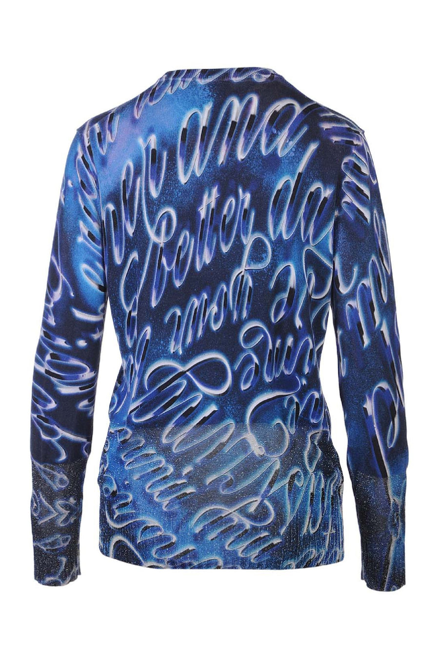 Disco Lyrics Top Crew Neck Fashion Long Sleeves