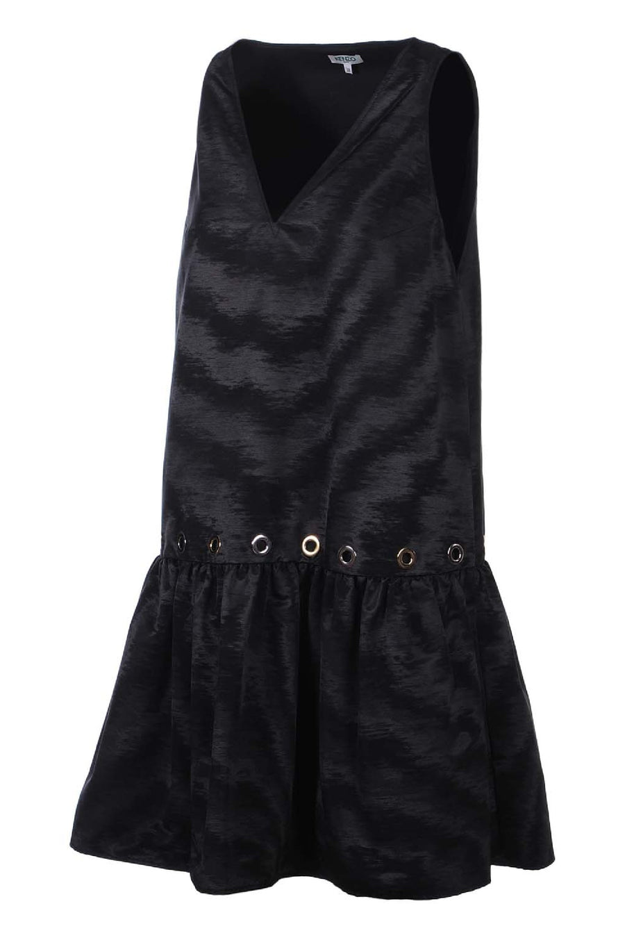 Flared Shift Dress Kenzo Paris Women Fashion Designer Elegant