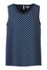 Sleeveless Top Women Fashion Kenzo Paris Polyester-Blend Casual Cool Pattern