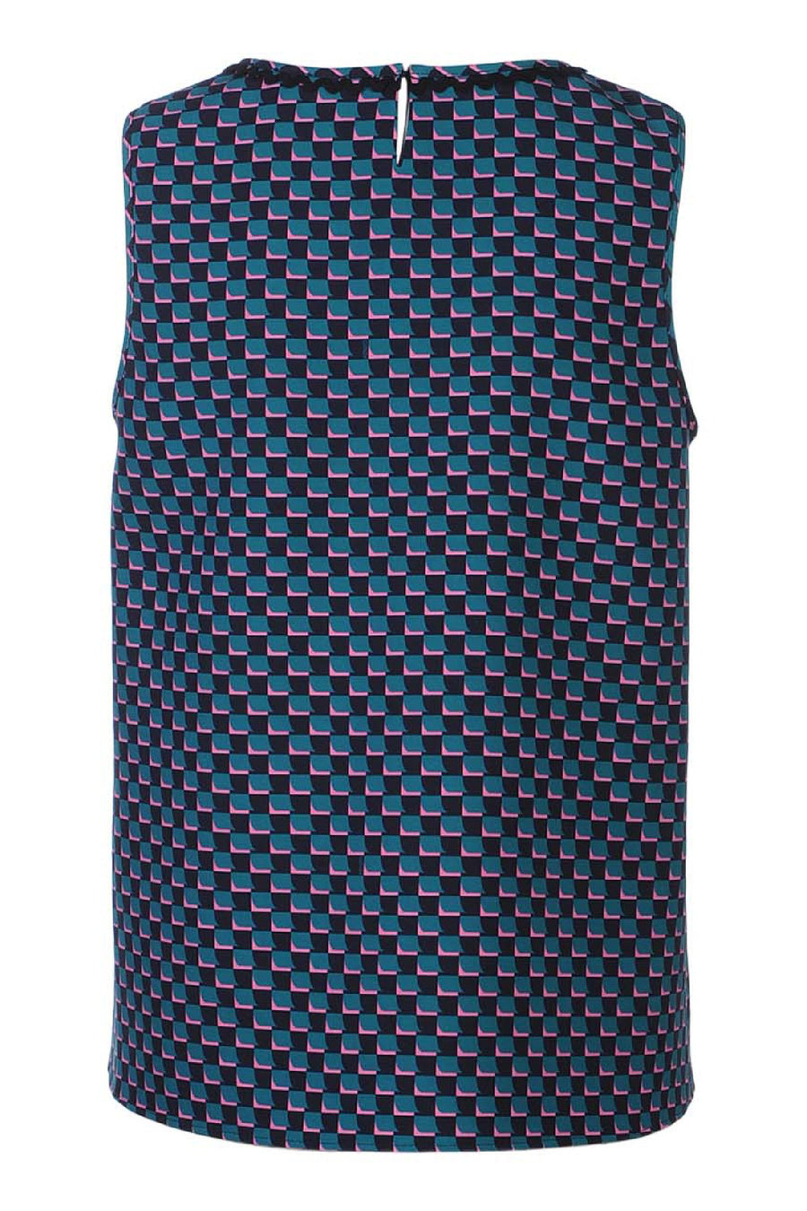 Sleeveless Top Women Fashion Kenzo Paris Polyester-Blend Casual Cool Pattern